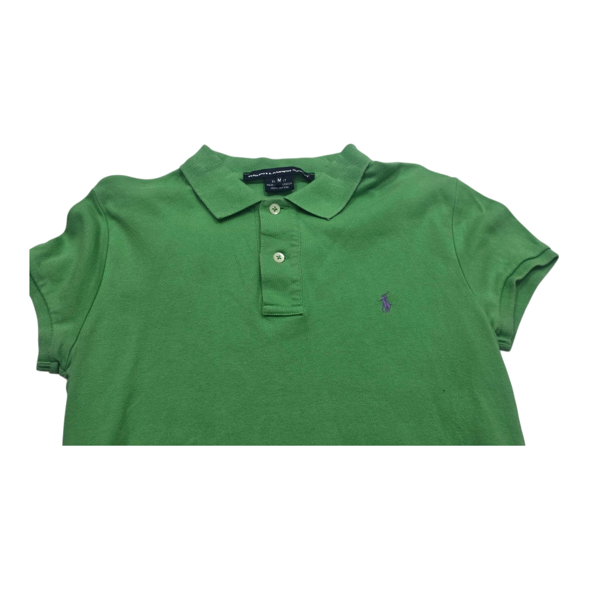 Playera Ralph Lauren Mujer Mediana Color Verde Poni Morado