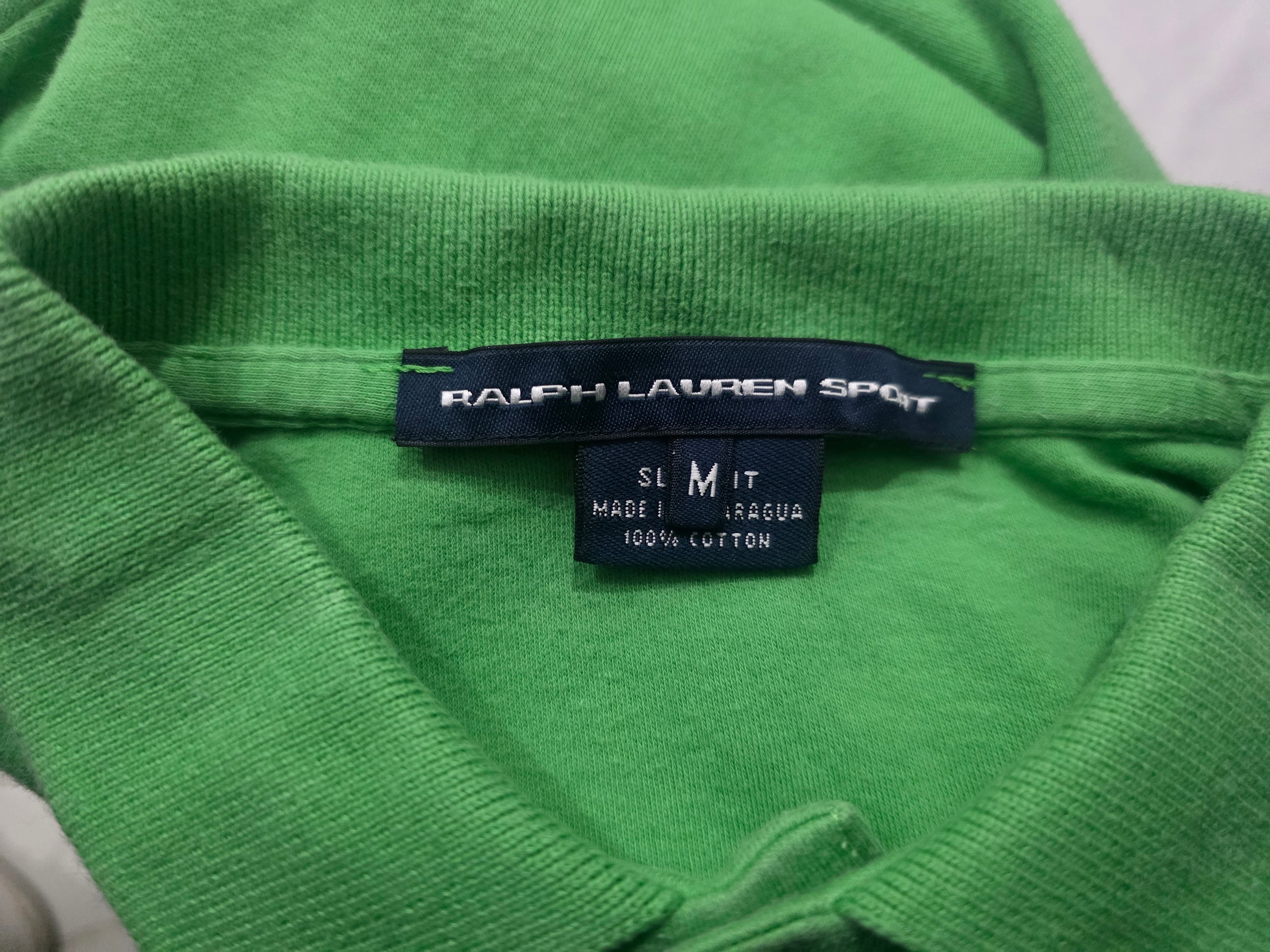Playera Ralph Lauren Mujer Mediana Color Verde Poni Morado