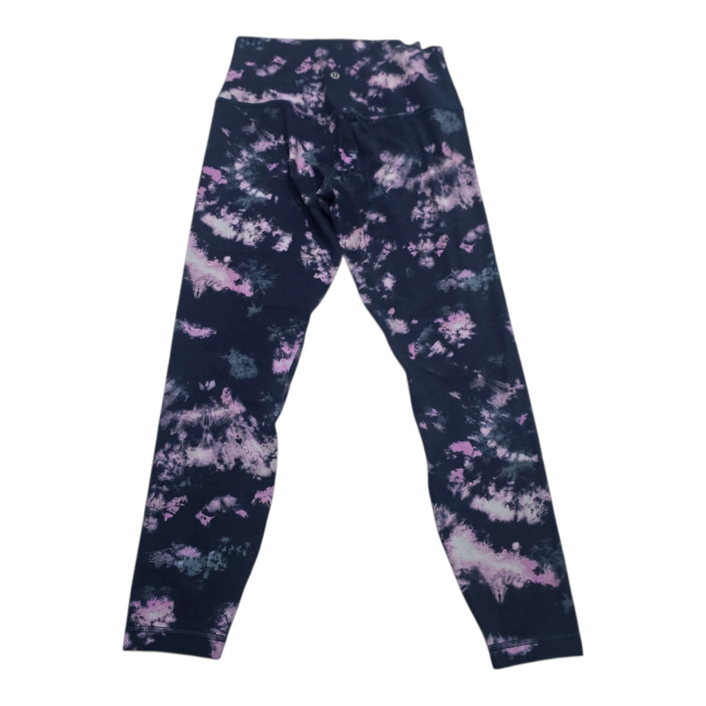 Legging Lululemon De Mujer Talla 8 Tie Dye Morado/azul