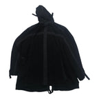 Chamarra Ligera Con Transparencia Color Negro De Mujer