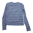 Playera Columbia De Mujer Azul Con Lineas Brillante