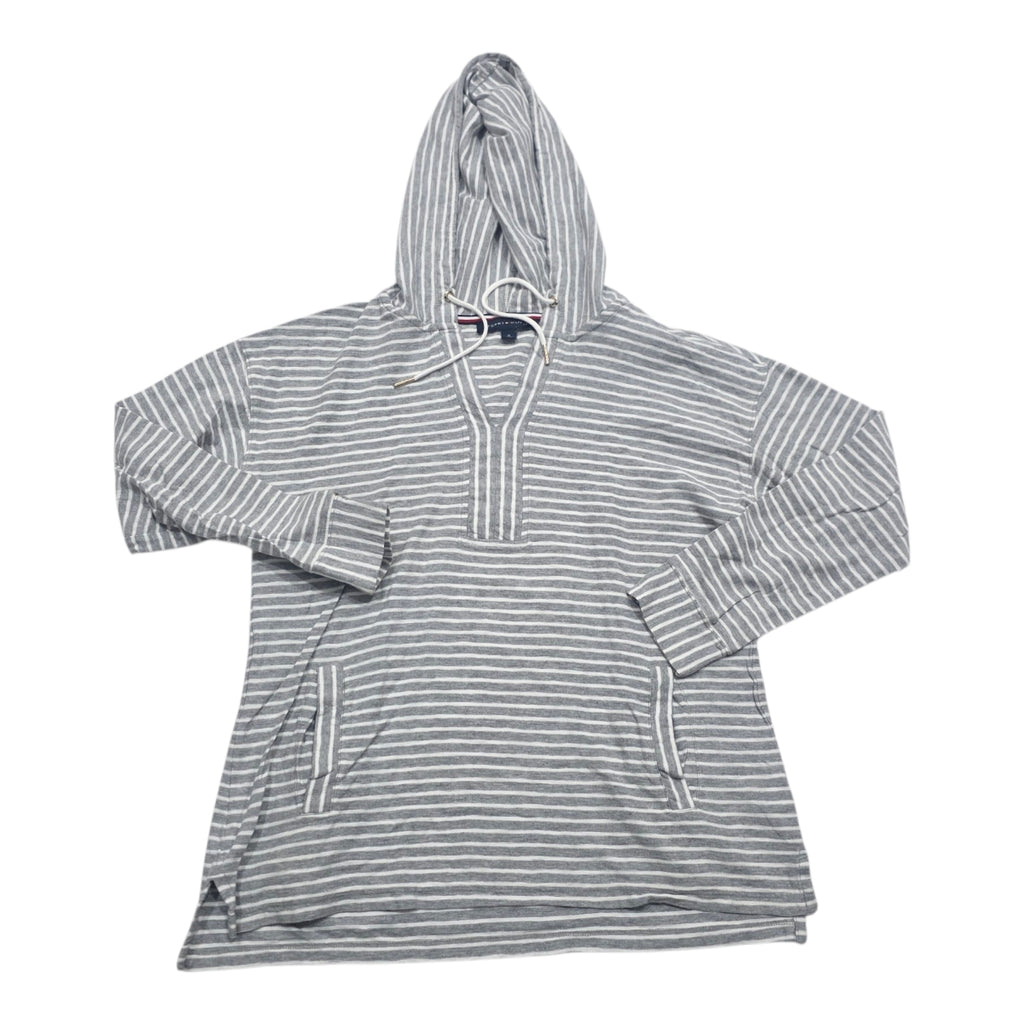 Sudadera Tommy Hilfiger De Mujer Gris Rayada