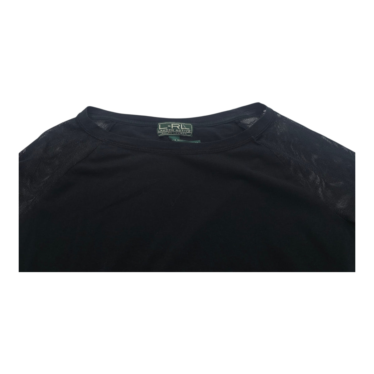 Playera Ralph Lauren Active Mujer Larga Color Negro Mediana