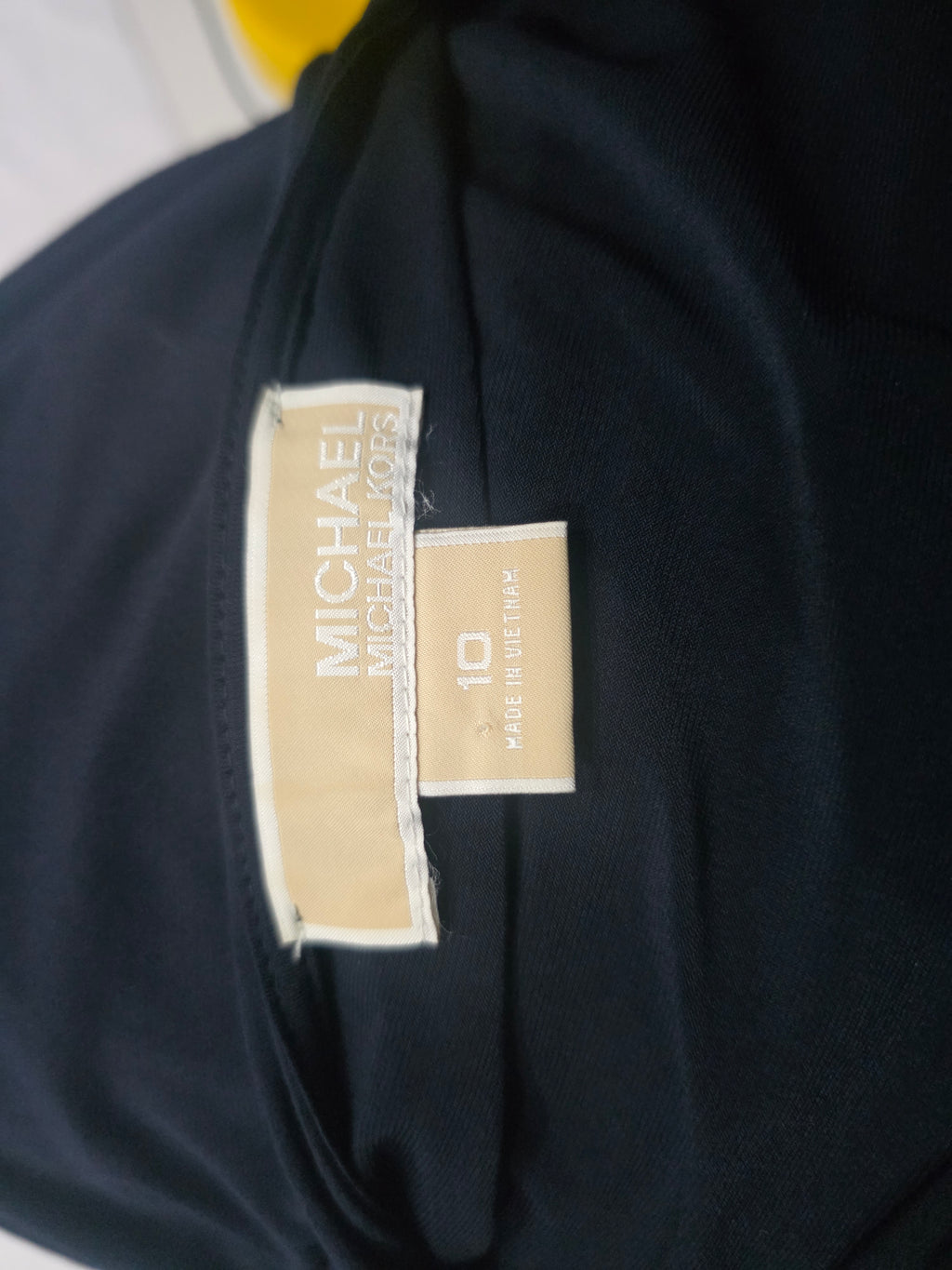 Vestido Asimétrico Michael Kors Mujer 10 Negro Con Cierres