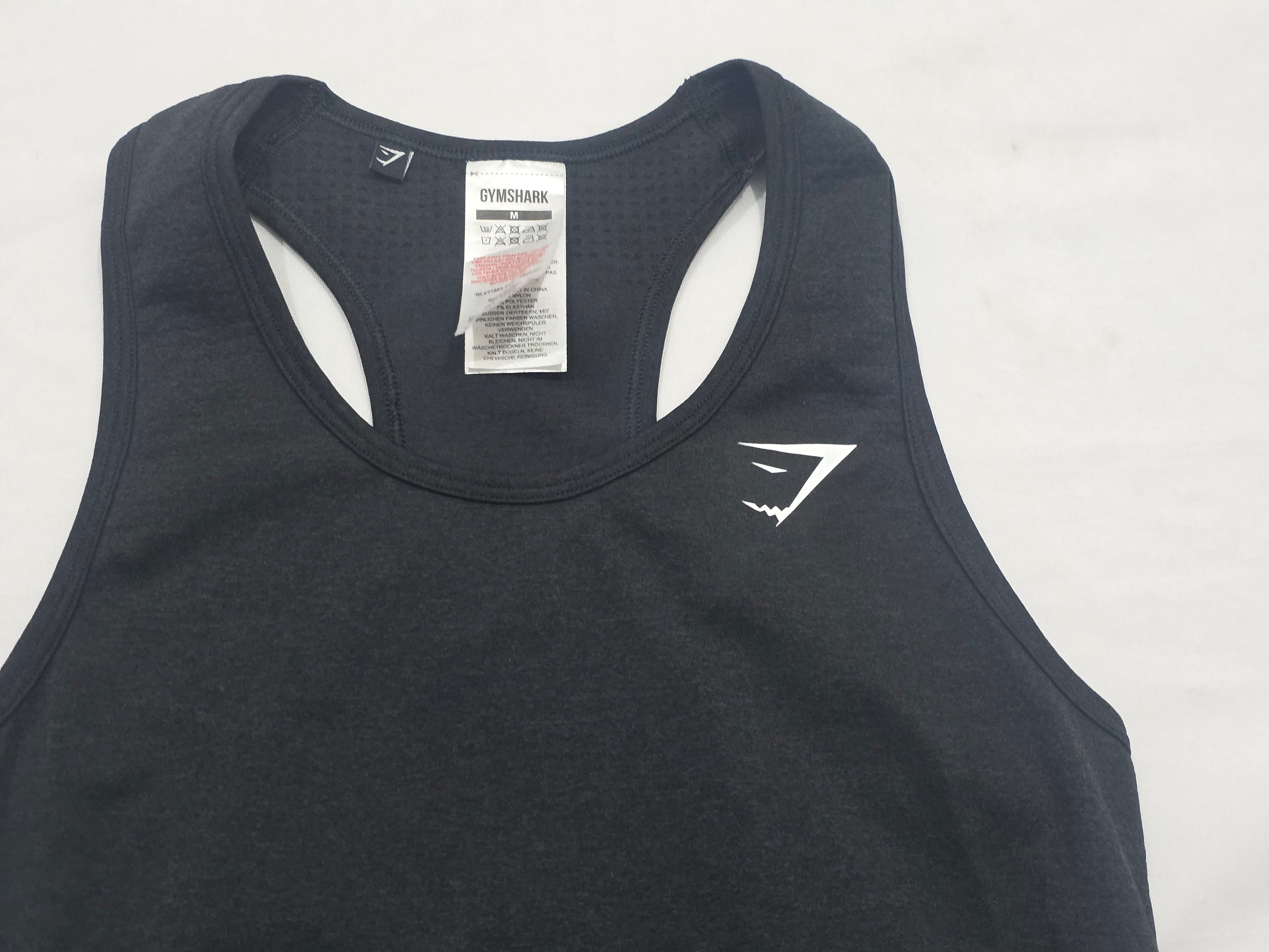Playera Sin Mangas Gymshark De Mujer Mediana Gris Oscuro