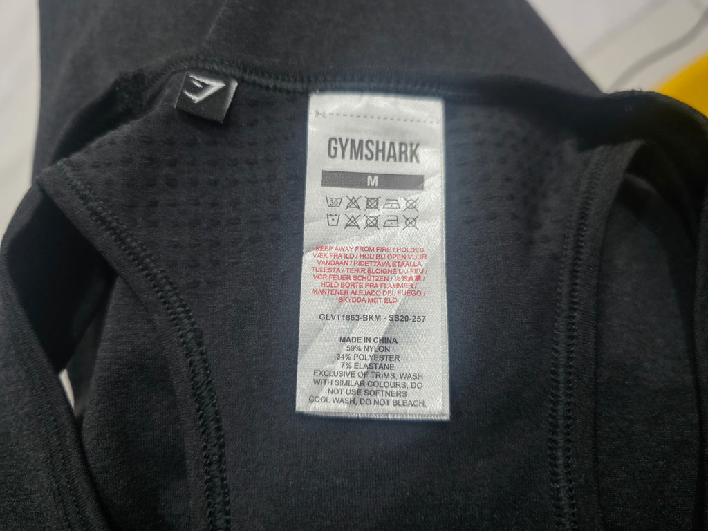 Playera Sin Mangas Gymshark De Mujer Mediana Gris Oscuro