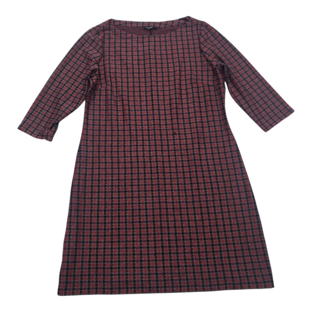 Vestido Tommy Hilfiger Mujer Talla 14 Rojo/azul A Cuadros