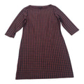 Vestido Tommy Hilfiger Mujer Talla 14 Rojo/azul A Cuadros