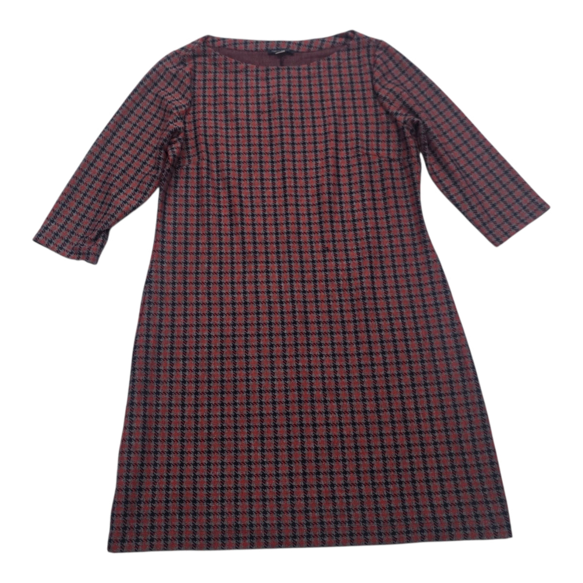Vestido Tommy Hilfiger Mujer Talla 14 Rojo/azul A Cuadros