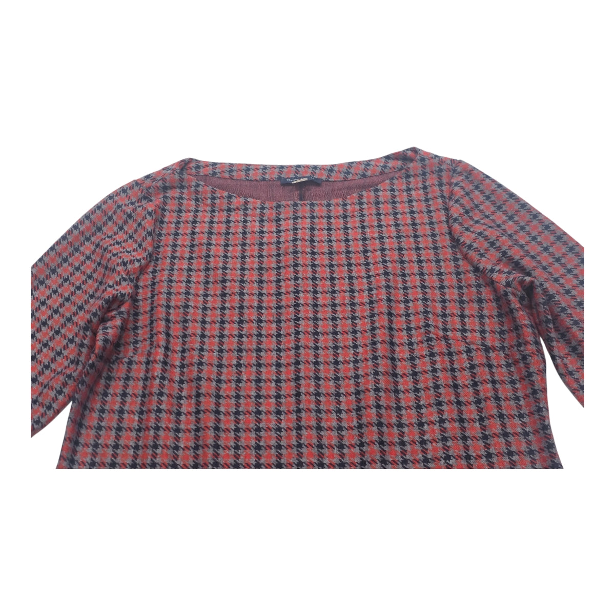 Vestido Tommy Hilfiger Mujer Talla 14 Rojo/azul A Cuadros