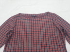 Vestido Tommy Hilfiger Mujer Talla 14 Rojo/azul A Cuadros