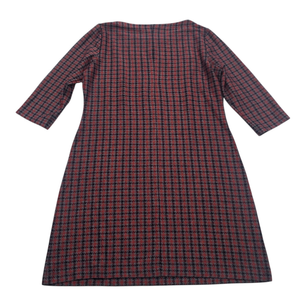 Vestido Tommy Hilfiger Mujer Talla 14 Rojo/azul A Cuadros