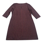 Vestido Tommy Hilfiger Mujer Talla 14 Rojo/azul A Cuadros