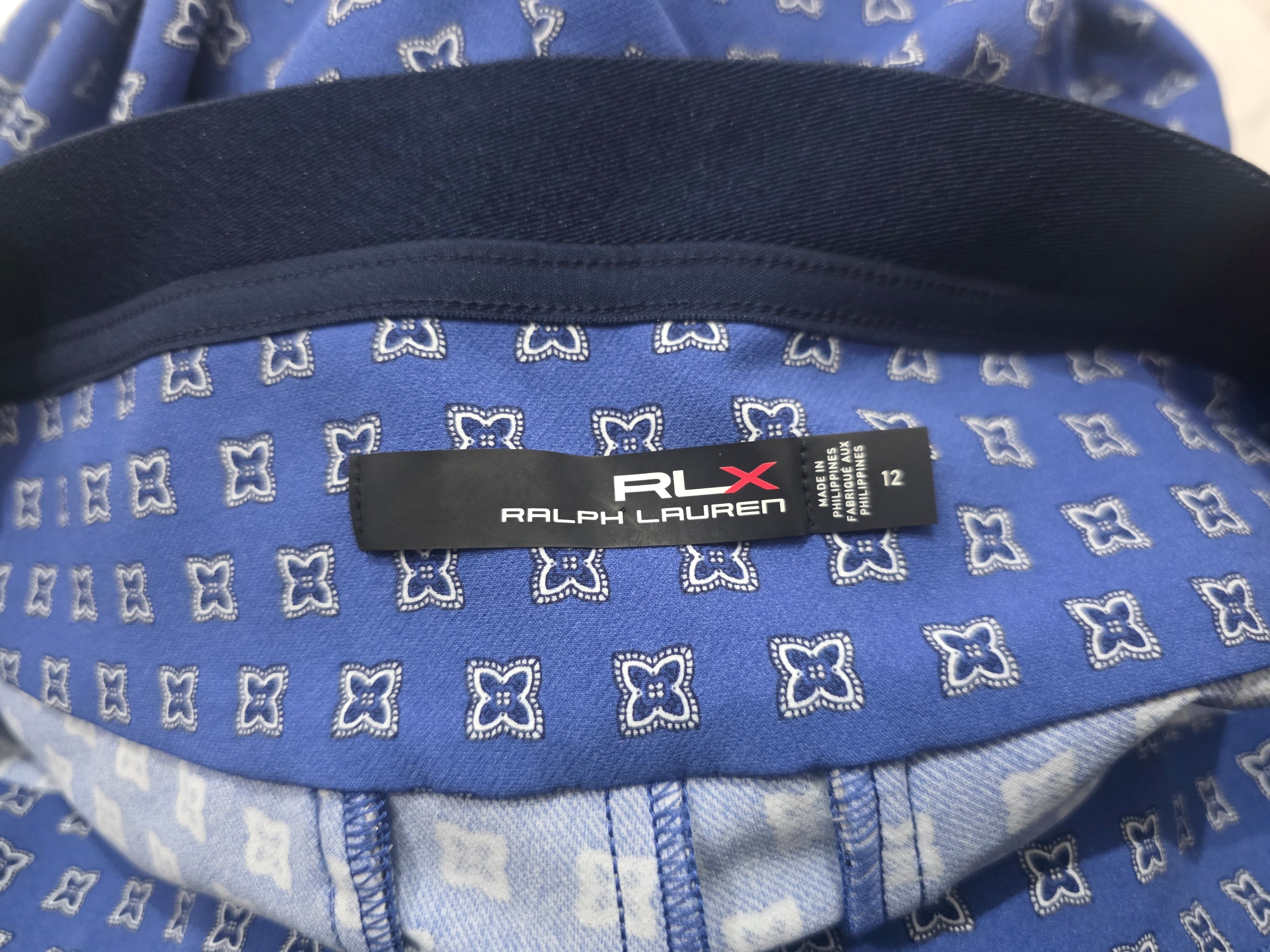 Pantalon Ralph Lauren X Azul Con Figuras