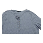 Playera Ralph Lauren Azul Acero Manga Larga