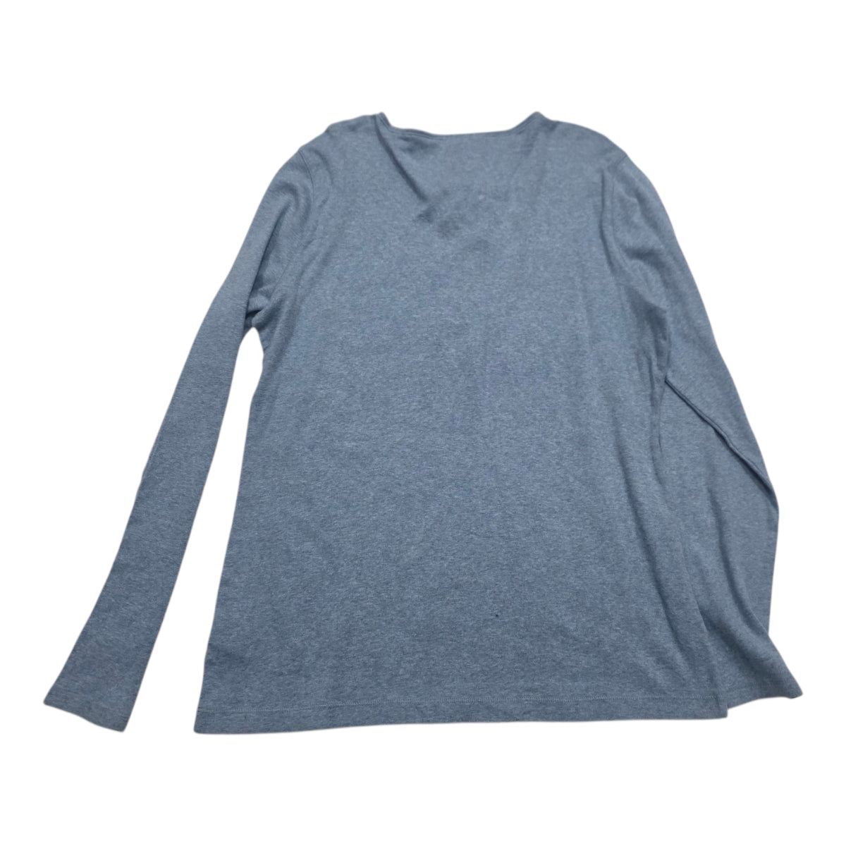 Playera Ralph Lauren Azul Acero Manga Larga