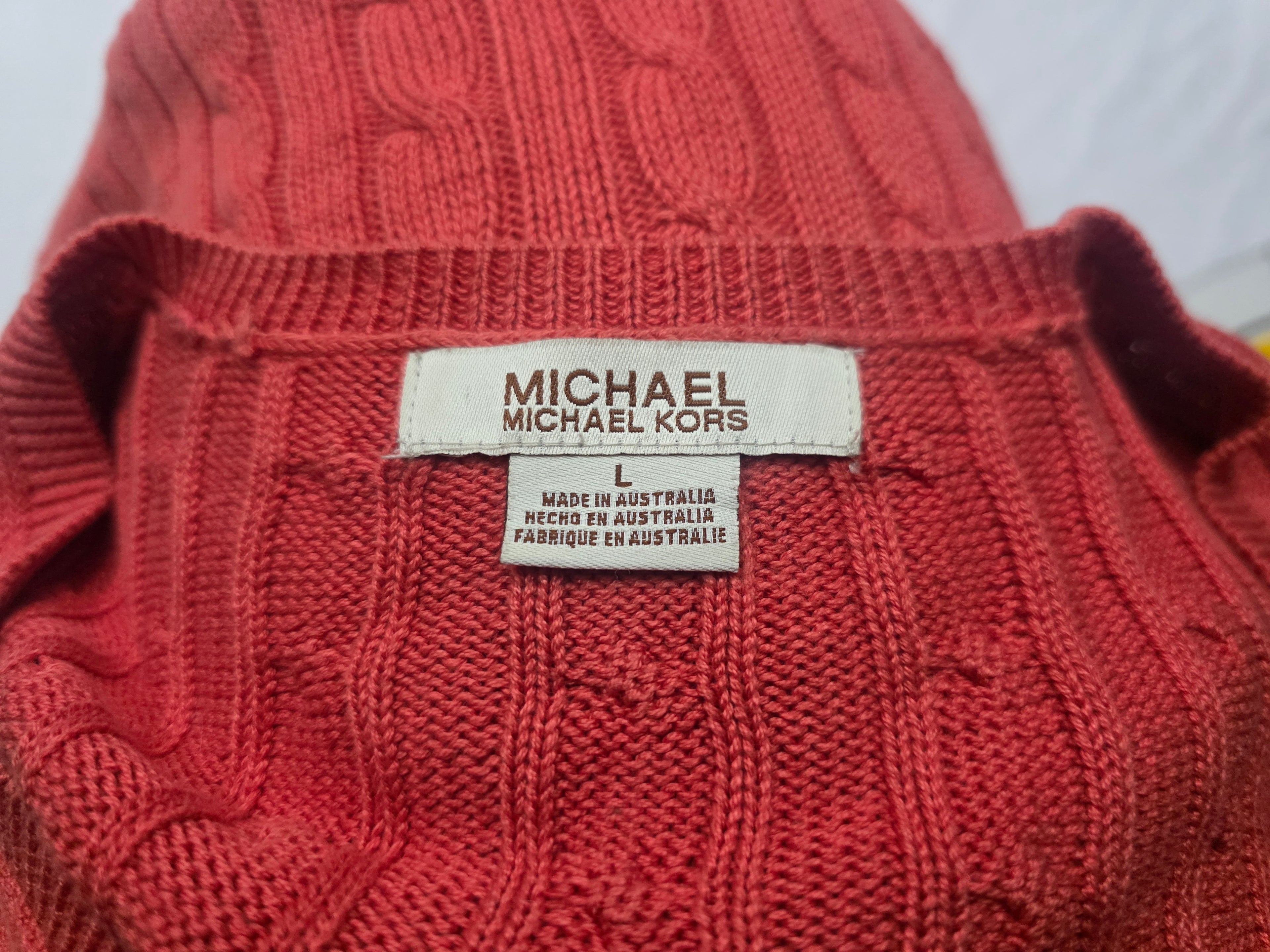Sueter Michael Kors Color Naranja De Mujer Grande
