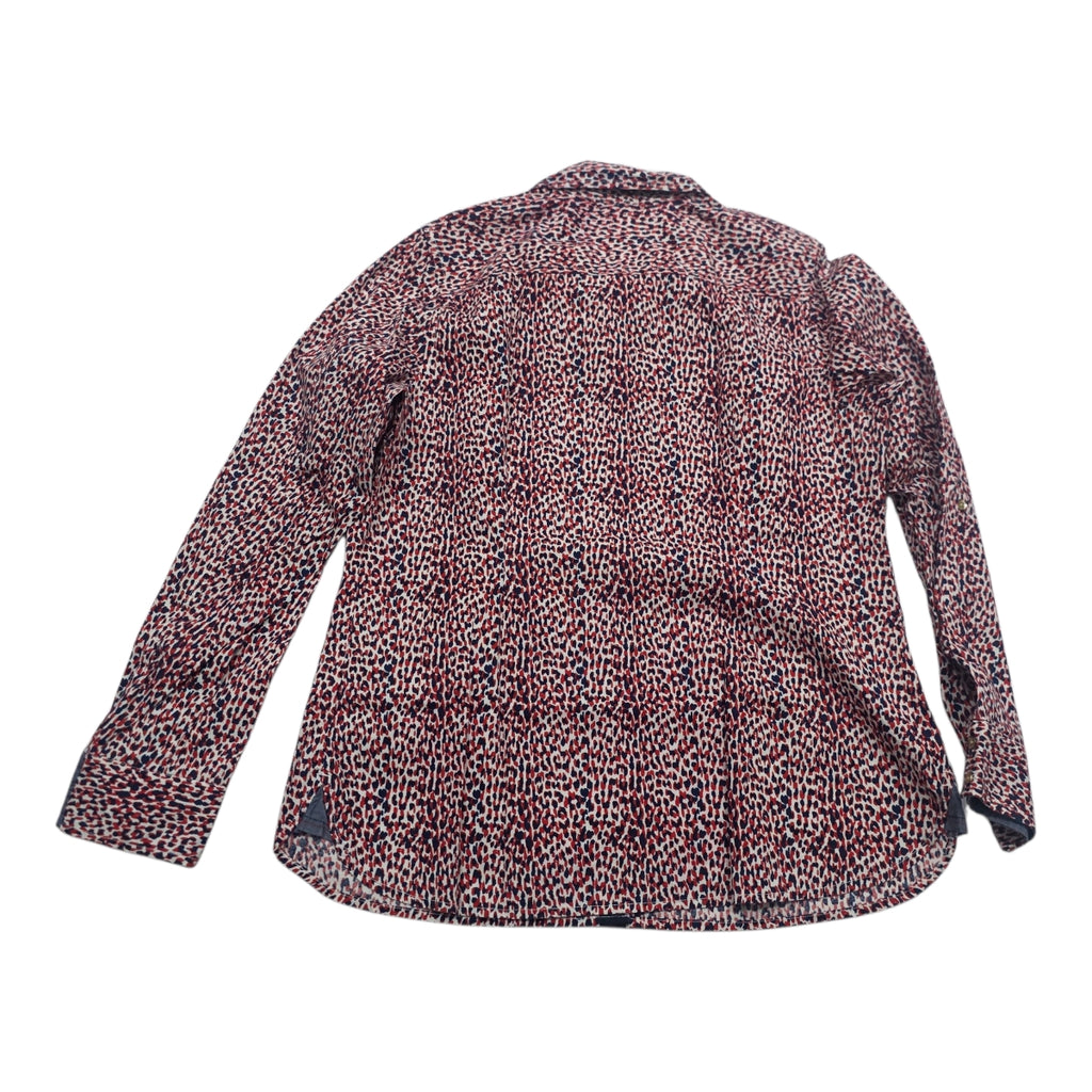 Camisa Mujer Tommy Hilfiger Azul/rojo Everybody Popeline