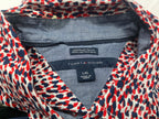 Camisa Mujer Tommy Hilfiger Azul/rojo Everybody Popeline