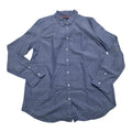 Camisa Tommy Hilfiger Mujer Azul Acero Con Lunares Grande