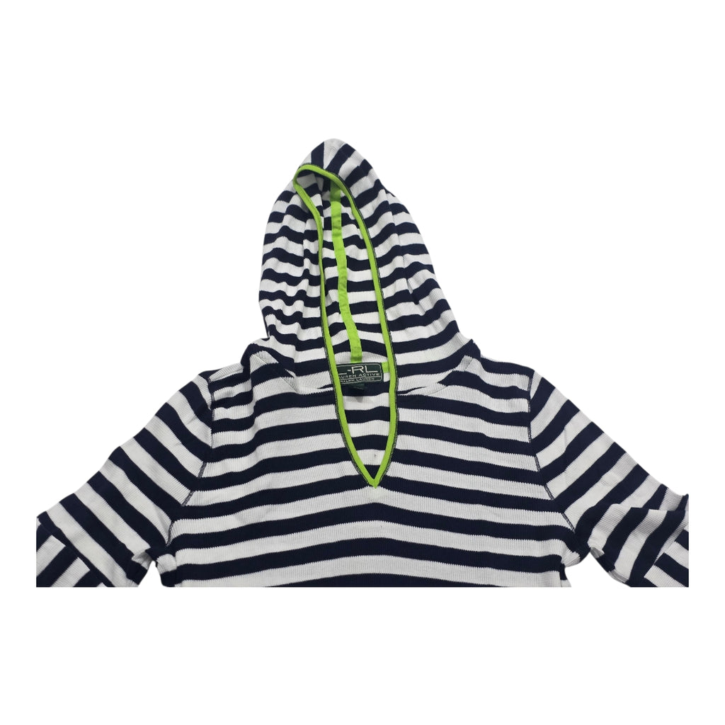 Sudadera Ralph Lauren Active Mujer Talla Grande Blanco/azul