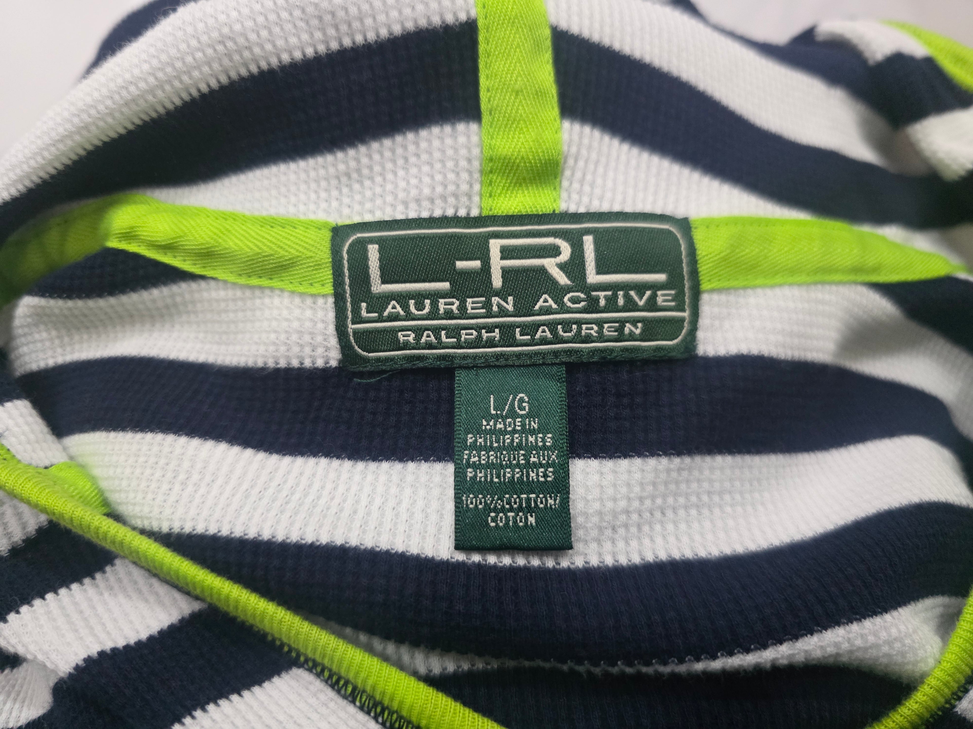 Sudadera Ralph Lauren Active Mujer Talla Grande Blanco/azul