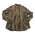 Camisa Ralph Lauren Extra Grande Cafe Animal Print
