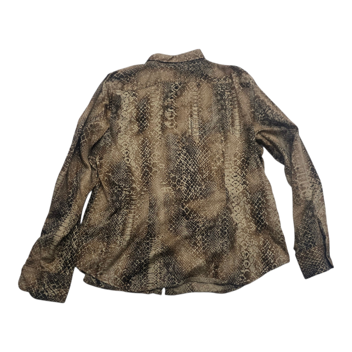 Camisa Ralph Lauren Extra Grande Cafe Animal Print
