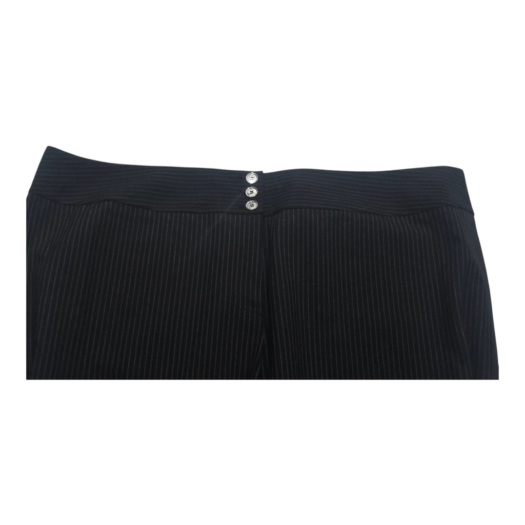 Pantalon Michael Kors Talla 20w De Vestir Negro Con Gris