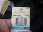 Pantalon Michael Kors Talla 20w De Vestir Negro Con Gris