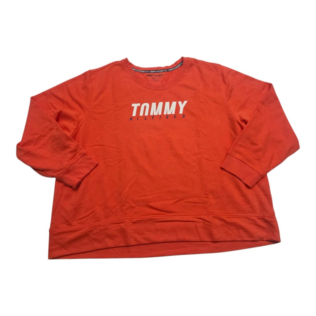 Sudadera Tommy Hilfiger De Mujer Naranja De Mujer Talla 2x