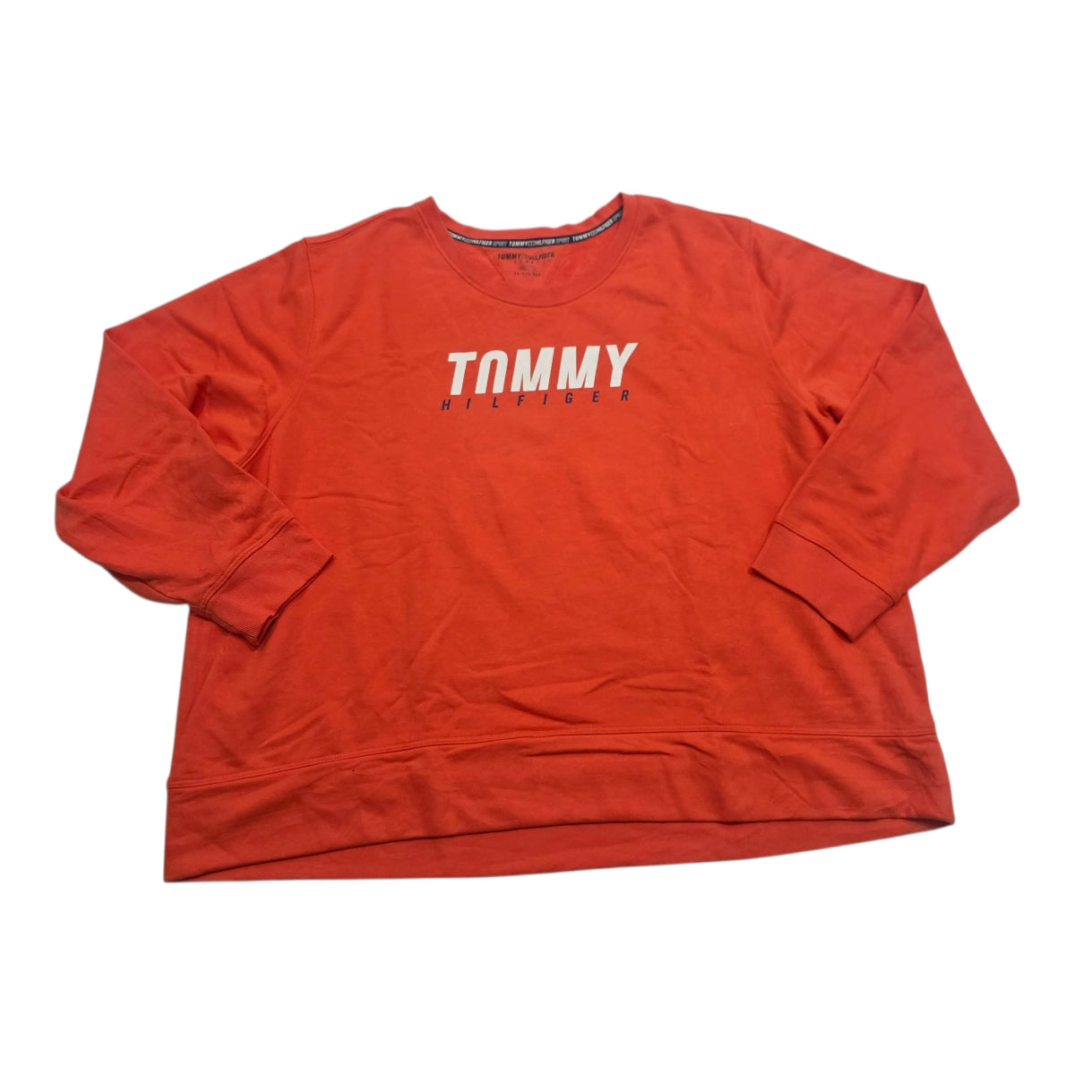 Sudadera Tommy Hilfiger De Mujer Naranja De Mujer Talla 2x