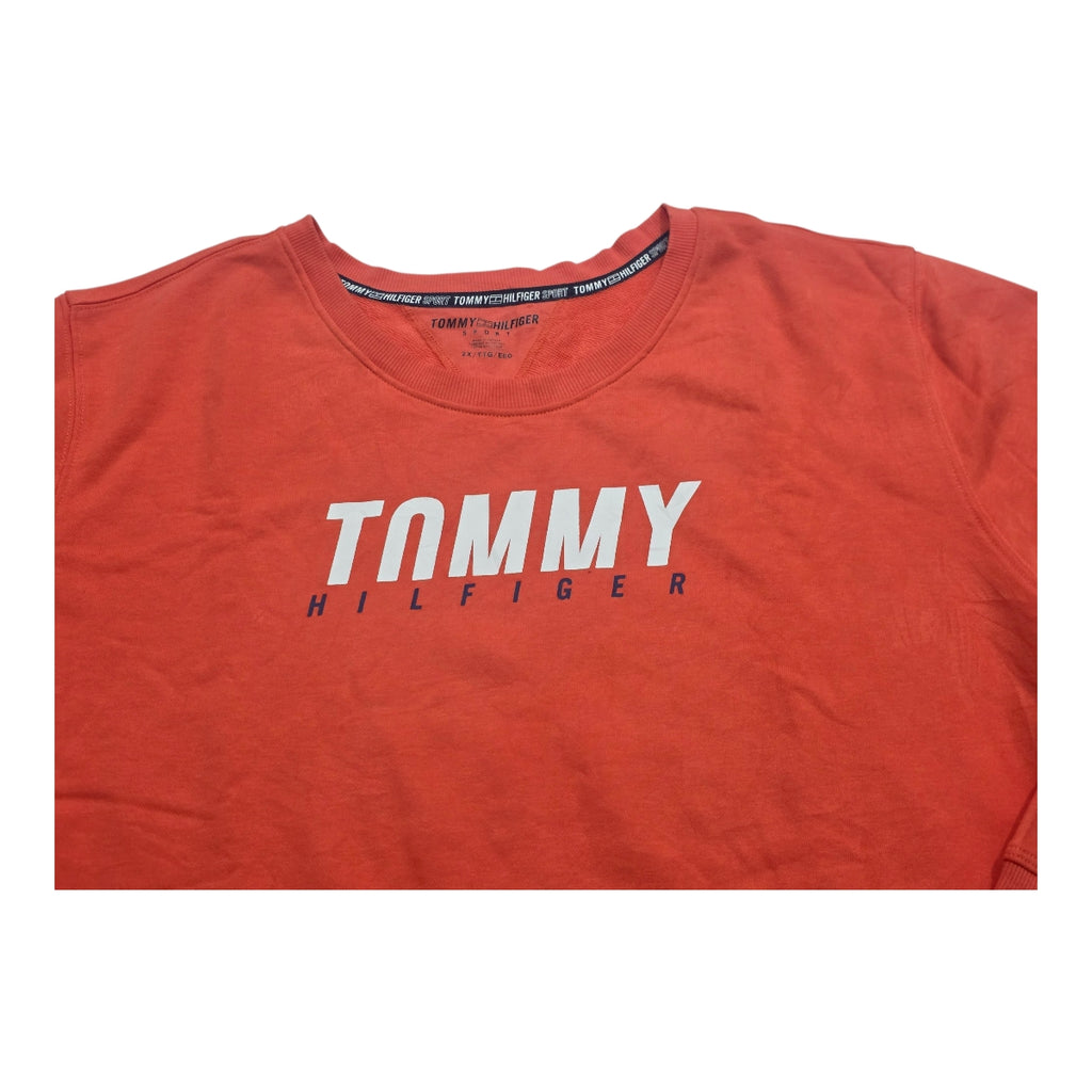 Sudadera Tommy Hilfiger De Mujer Naranja De Mujer Talla 2x