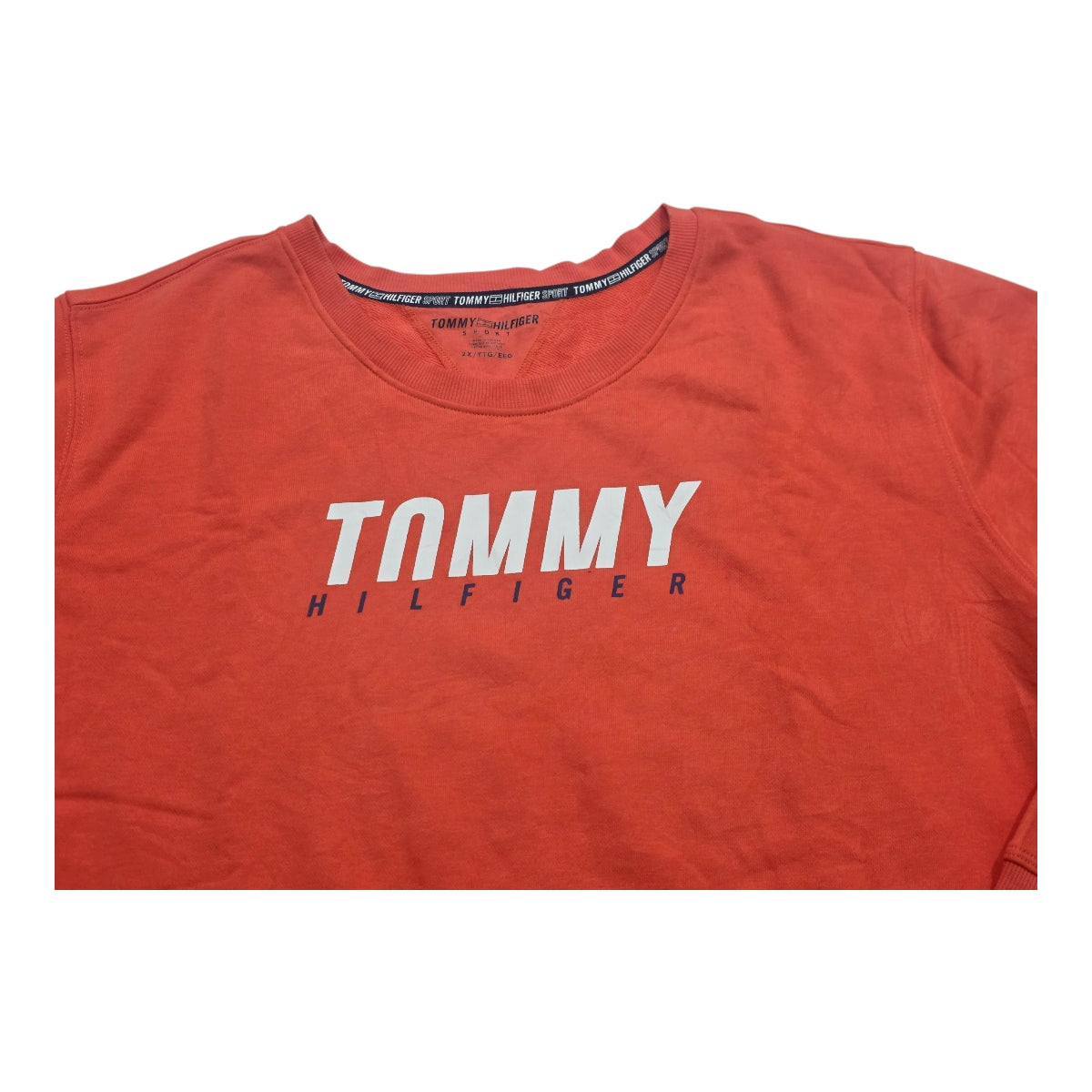 Sudadera Tommy Hilfiger De Mujer Naranja De Mujer Talla 2x