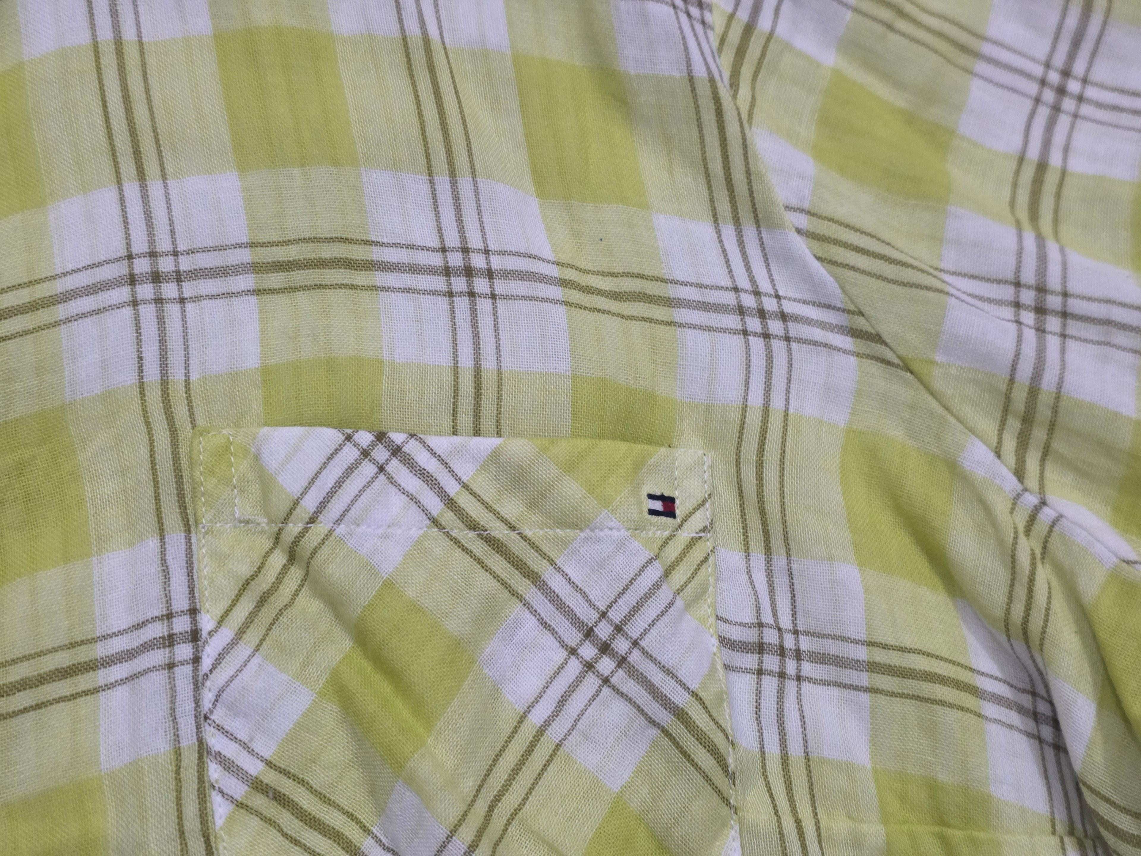 Camisa Mujer Tommy Hilfiger Talla 3x Color Verde Manga Corta