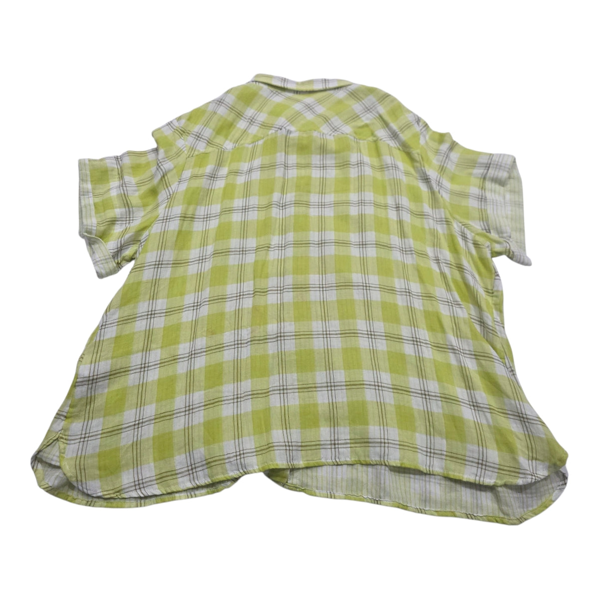 Camisa Mujer Tommy Hilfiger Talla 3x Color Verde Manga Corta