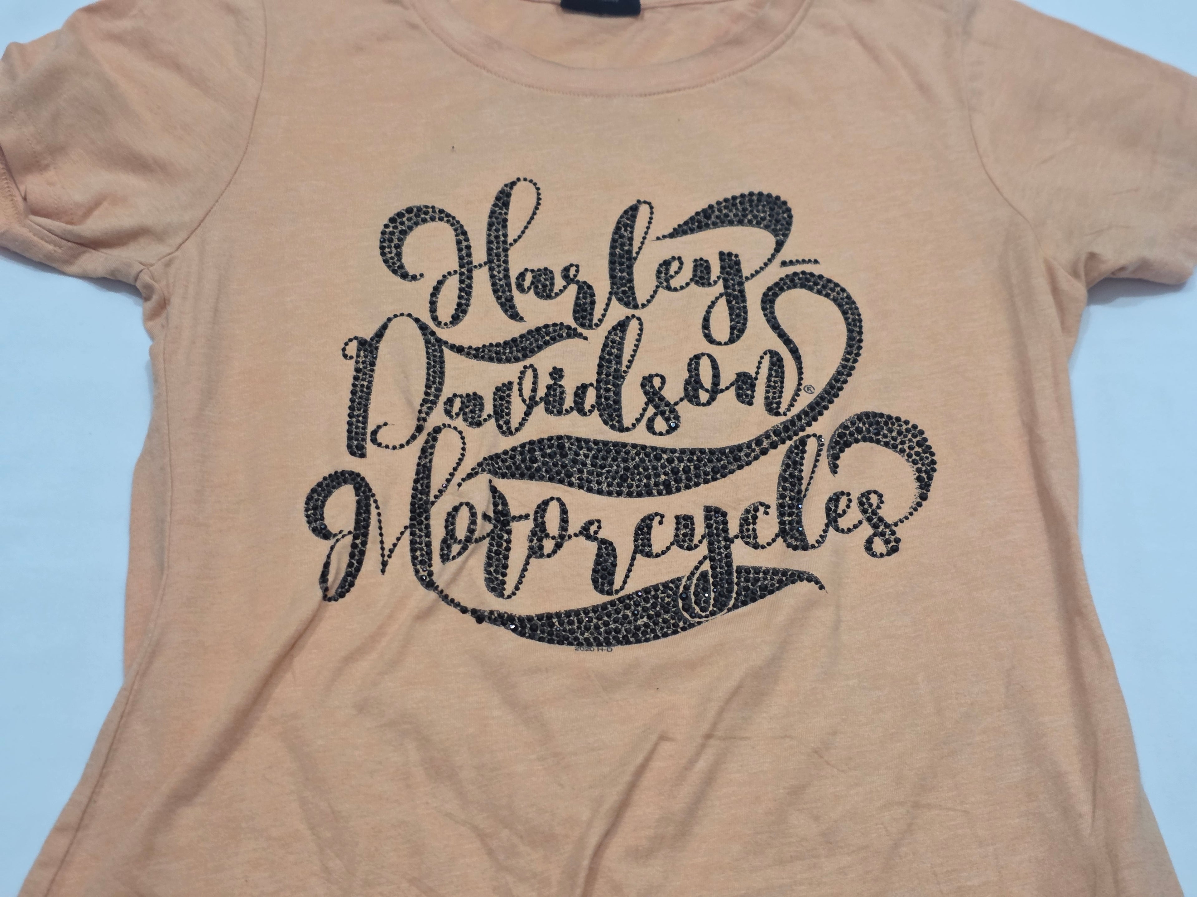 Playera Harley Davidson De Mujer Manga Corta Talla Chica