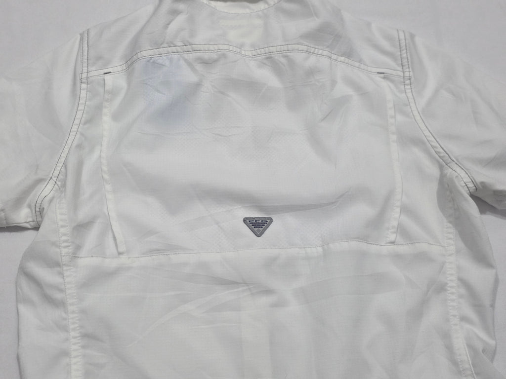 Camisa Columbia Pfg Color Blanco De Mujer Talla Chica