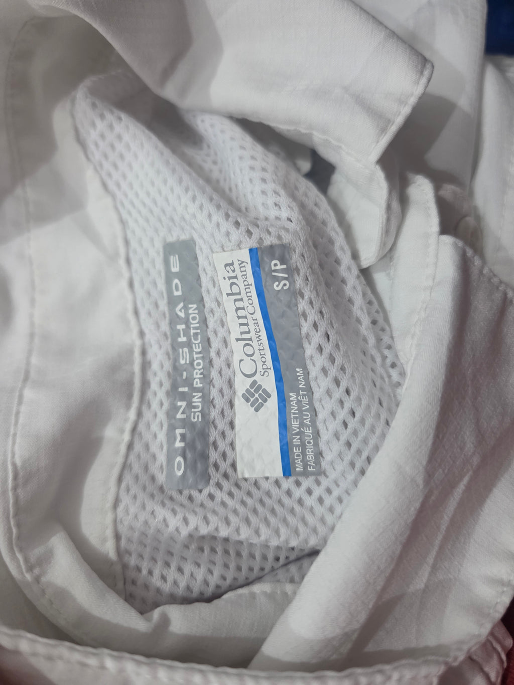 Camisa Columbia Pfg Color Blanco De Mujer Talla Chica