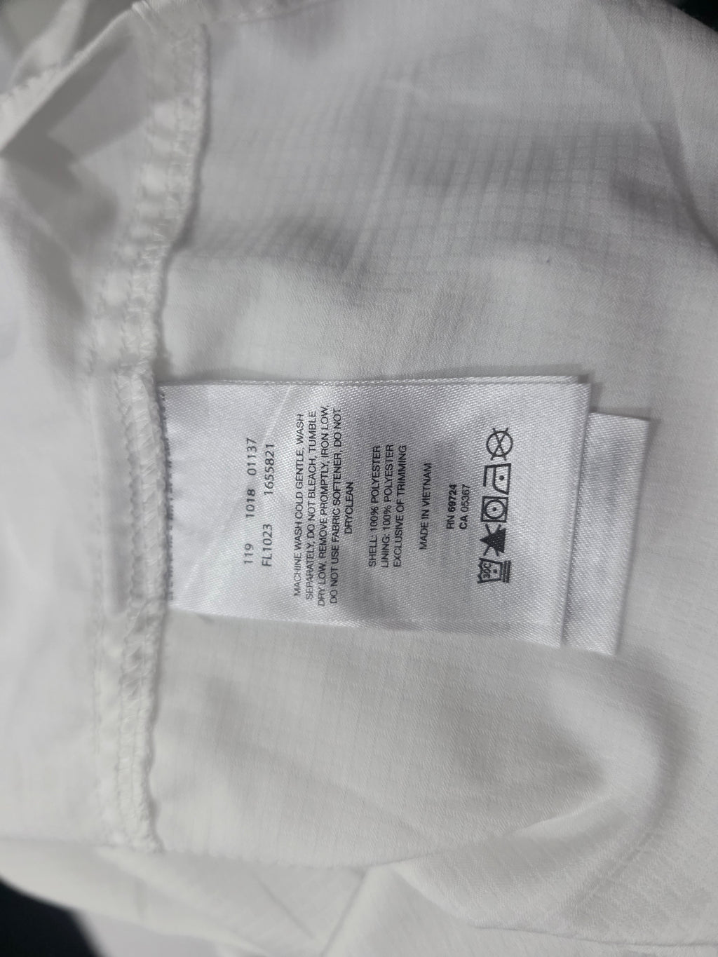 Camisa Columbia Pfg Color Blanco De Mujer Talla Chica