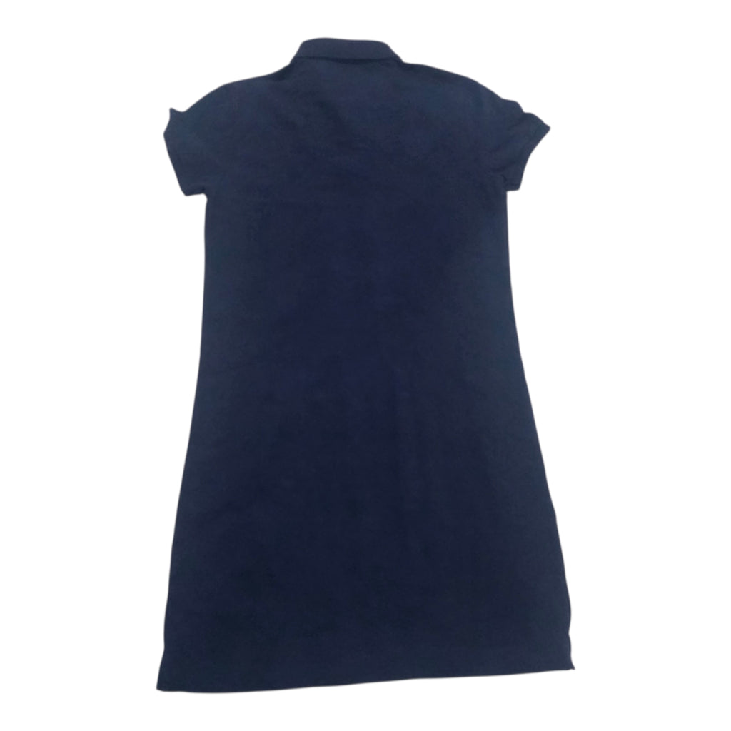 Vestido Polo Ralph Lauren Chico The Mesh Azul Poni Blanco