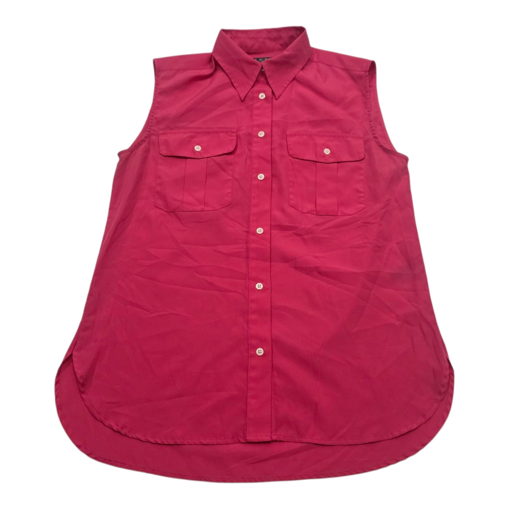 Camisa Sin Mangas Ralph Lauren De Mujer Talla 4 Rosa