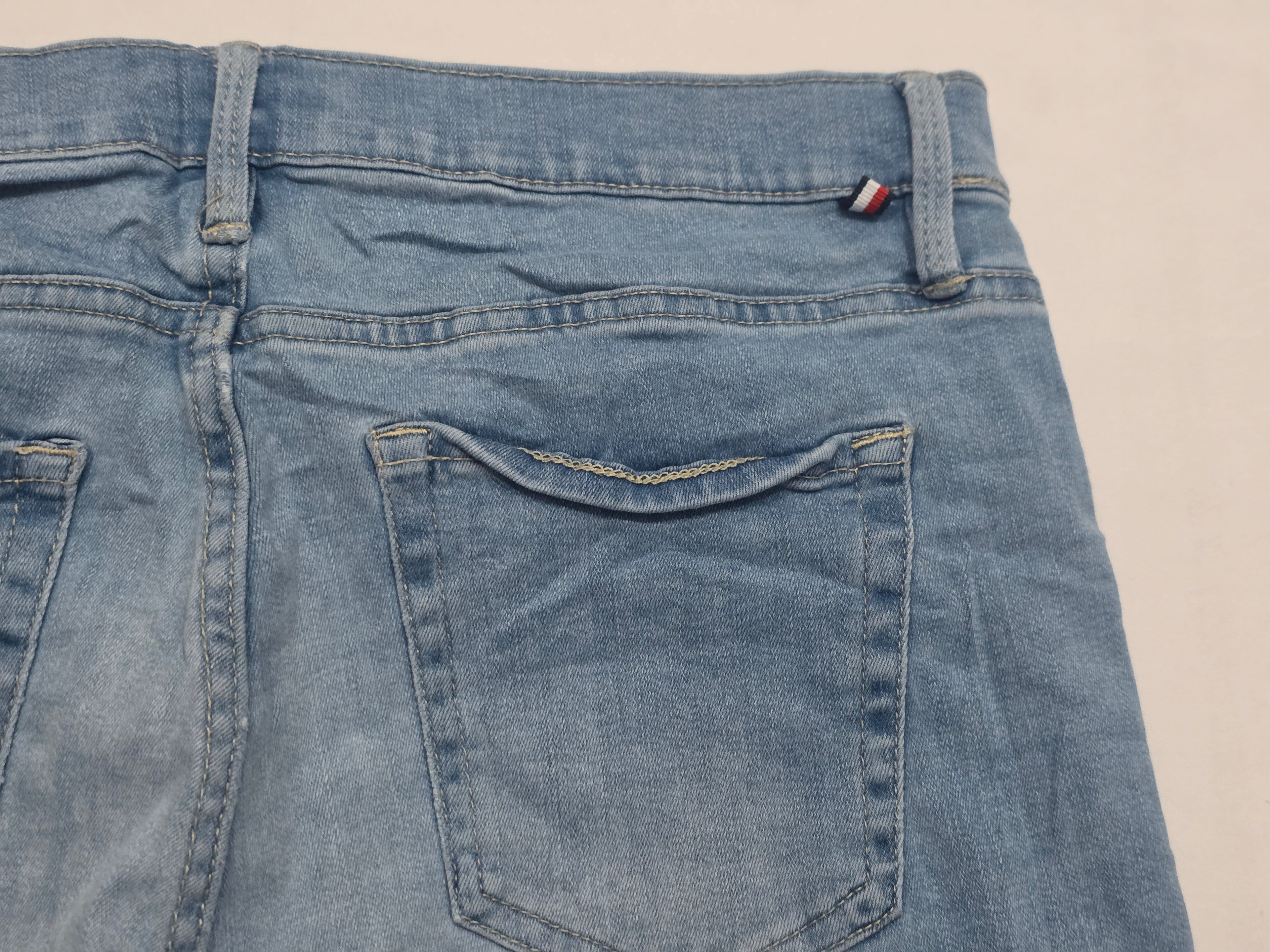 Short De Mezclilla Tommy Hilfiger De Mujer Talla 10 Azul