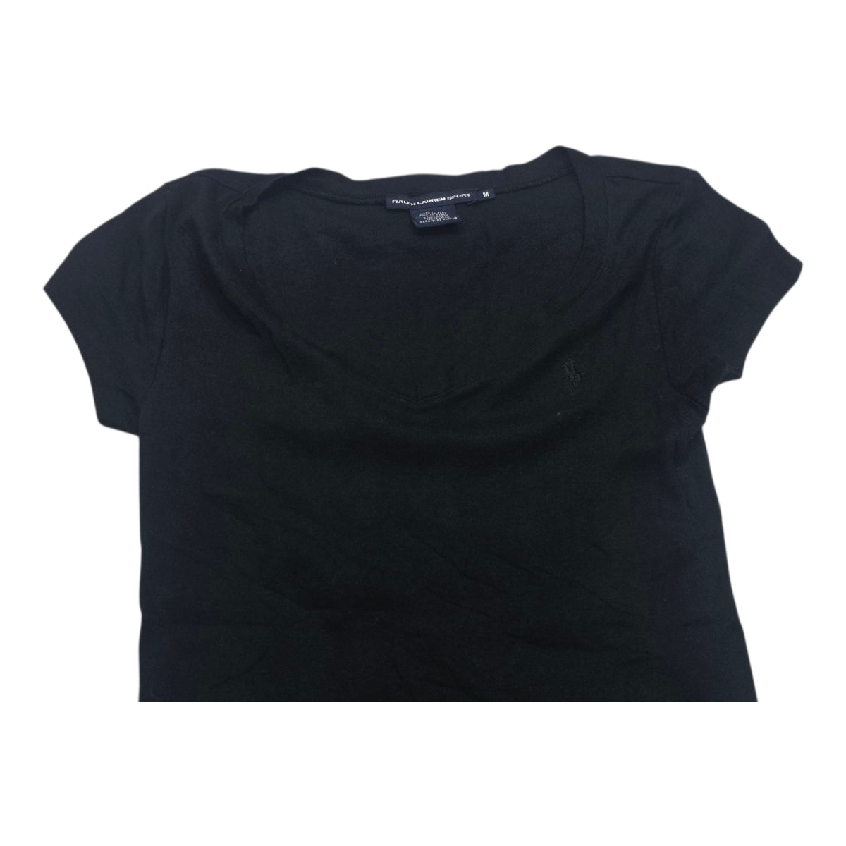 Playera Ralph Lauren Sport Mujer Talla Mediana Color Negro