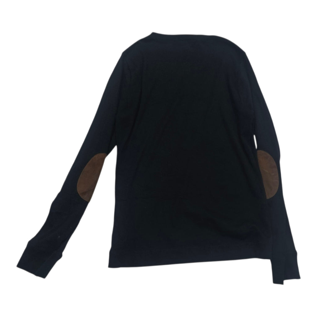 Playera Ralph Lauren Mediana Negra Con Coderas