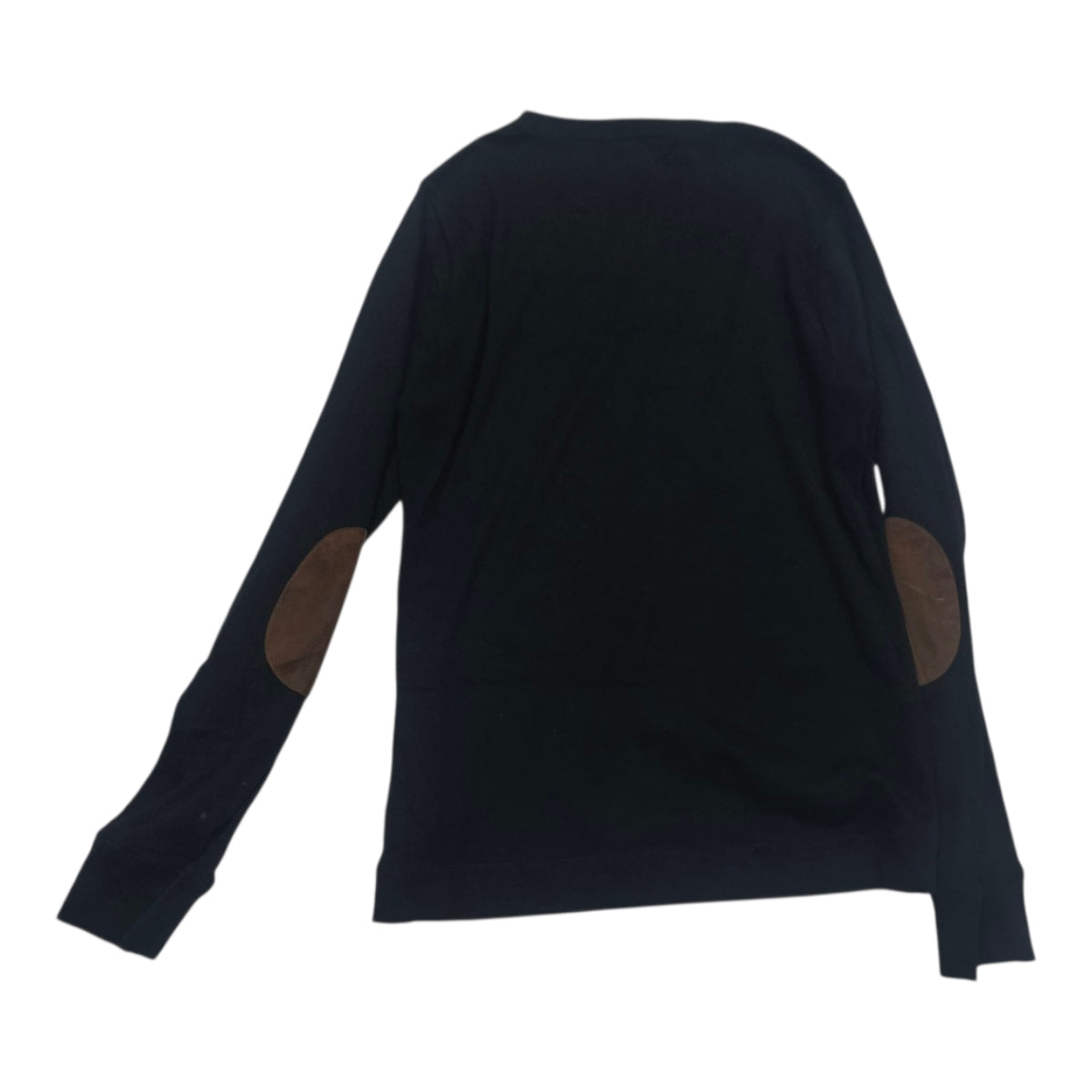 Playera Ralph Lauren Mediana Negra Con Coderas