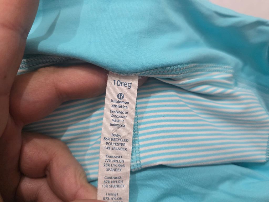 Falda Con Short Lululemon Talla 10 Regular Azul