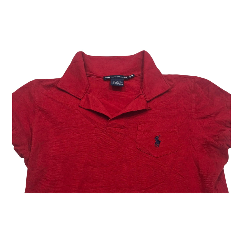 Playera Ralph Lauren Sport Roja Dd Mujer Mediana