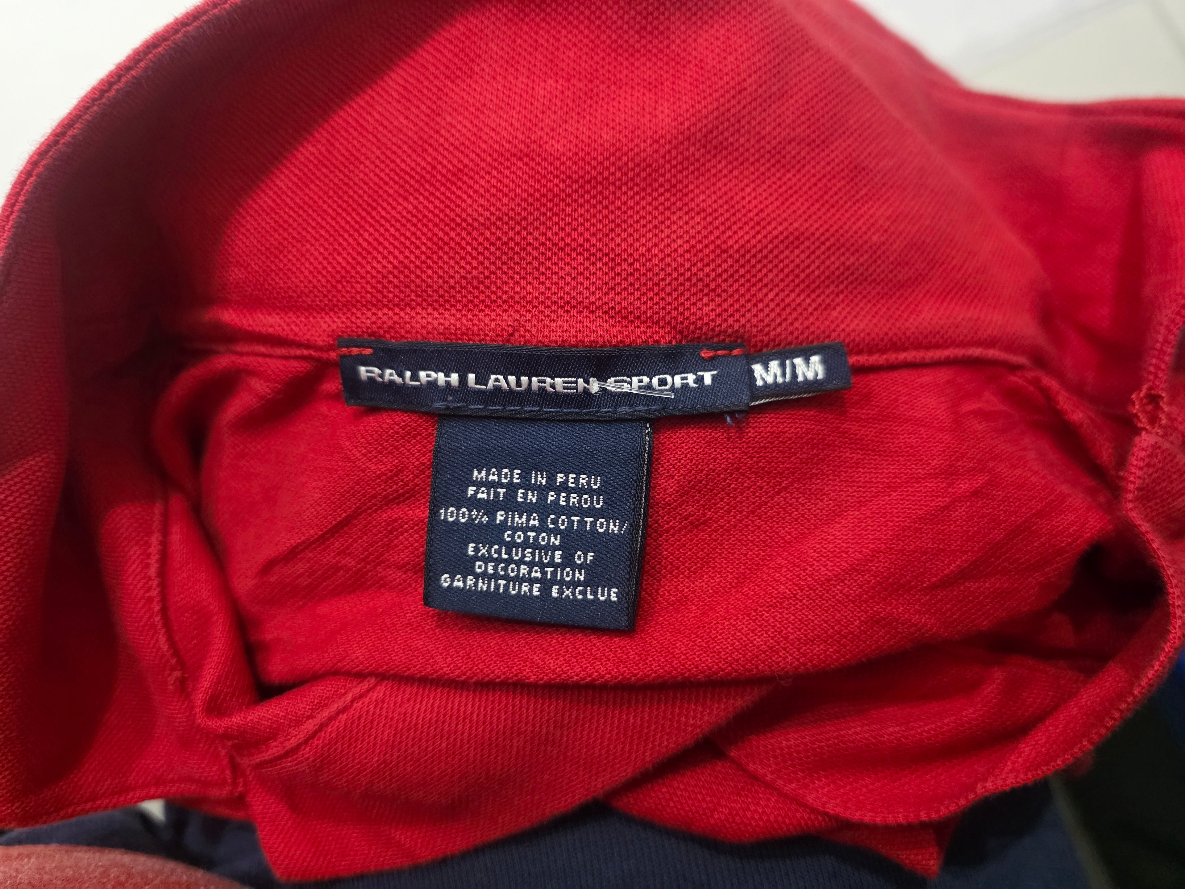 Playera Ralph Lauren Sport Roja Dd Mujer Mediana