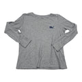 Playera Vineyard Vines Mujer Mediana Color Gris Manga Larga